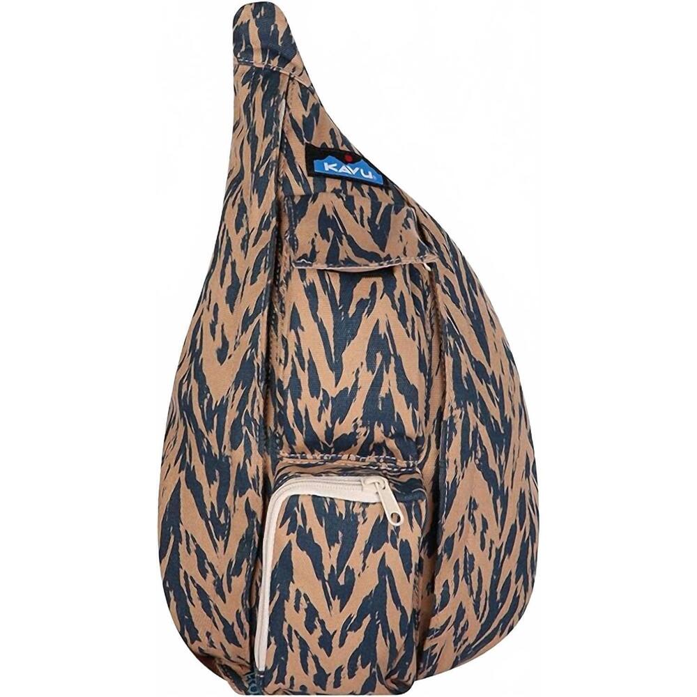 NEW KAVU women's rope bag in chevron shore - Picture 2 of 3